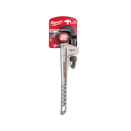 14 in L 2 in Cap. Aluminum Straight Pipe Wrench