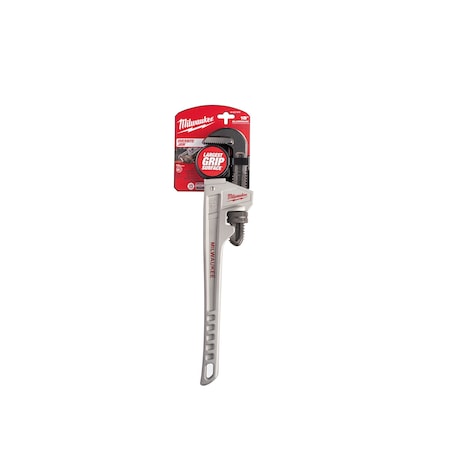 18 in Aluminum Pipe Wrench, Overbite Jaw