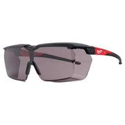 Safety Glasses Anti-Fog &  Anti-Scratch, Black Lens, Half-Frame, OTG-Wraparound