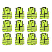 High Visibility Vest,12 pk,3XL/4XL