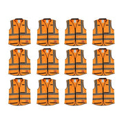 High Visibility Vest,12 pk,3XL/4XL