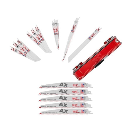 Recip Saw Blade Set,w/Recip Saw Blade,9