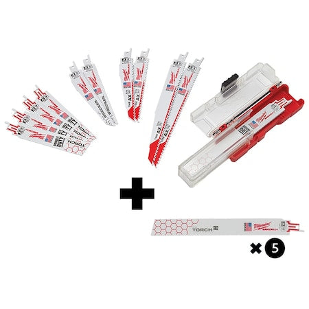 SAWZALL SET,DEMO,12PC,w/18T9LG TORCH 5PK