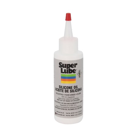 4 oz. Silicone Oil Bottle, ISO Viscosity, Silicone