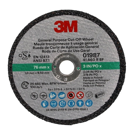 Cut Off Wheel, PK50