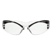 Safety Glasses, Anti-Fog & Anti-Scratch, Clear Lens, Black Frame, Frameless