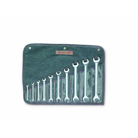 Open End Wrench 10 Piece Set - Full Poli