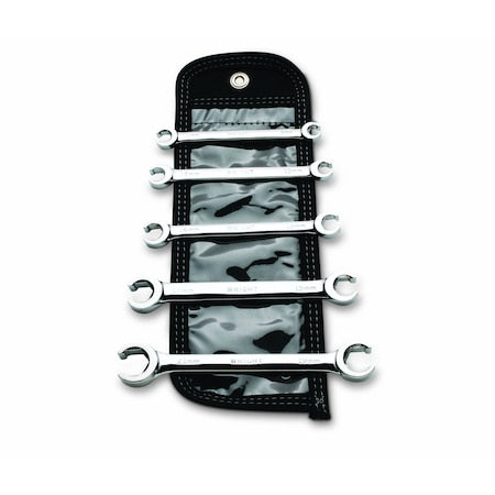 Flare Nut Wrench 5 Piece Set - Satin Met