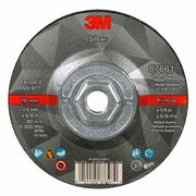 Depressed Center Grinding Wheel, Type 27, 4 1/2 in Dia, 0.25 in Thick, 5/8"-11 Arbor Hole Size