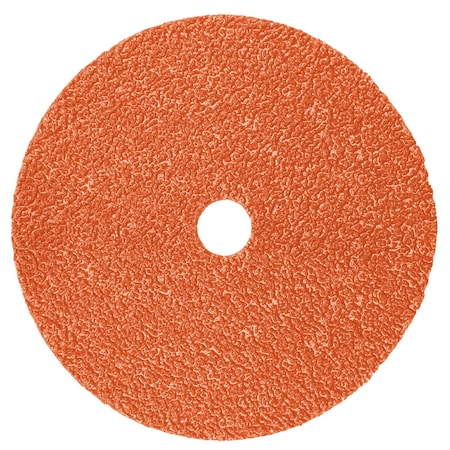 Fiber Disc, Coated, Ceramic, Orange, PK100