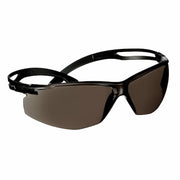 SecureFit(TM) 500, Safety Glasses, Anti-Fog & Anti-Scratch, Gray Lens, Black Frame, Frameless