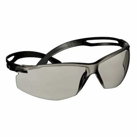 SecureFit(TM) 500, Safety Glasses, Anti-Fog & Anti-Scratch, Gray Lens, Black Frame, Frameless
