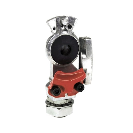 Gladhand, Shutoff, Red, 3/8" Bulkhead