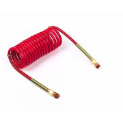 Coiled Air 8 ft.,Red,6" Lead
