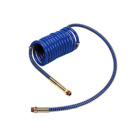 Coiled Air 15 ft.,Blue,12" Lead/40" Lea