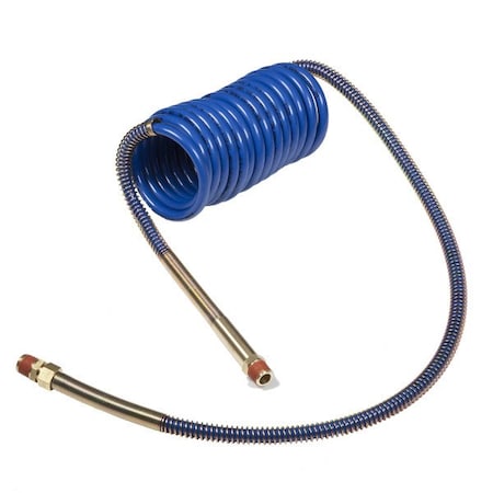 Coiled Air 15 ft.,Blue,12"/40" Lead/Bra