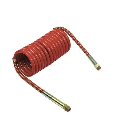 Coiled Air 15 ft.,Red,12" Lead,Low Temp