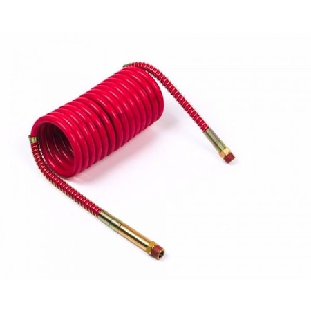 Coiled Air 20 ft.,12" Lead,Red,Low Temp