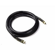Rubber Air Hose 15 ft.,Springs,Black