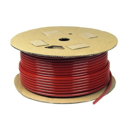 Air Brake Tube,3/8",Red Type B,500 ft.