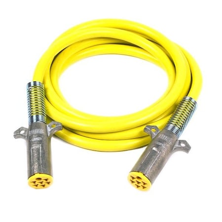 ISO Straight Cord 15 ft.,12" Lead,Yello
