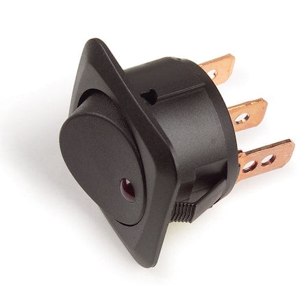 Rocker Switch,3 Blade,Red,25A,7/8"