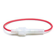 Fuse Holder, 14 Amp, 18 ga., Red