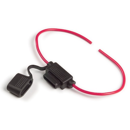 Mini ATO Fuse Holder, 20 Amp, 14GA, Cap