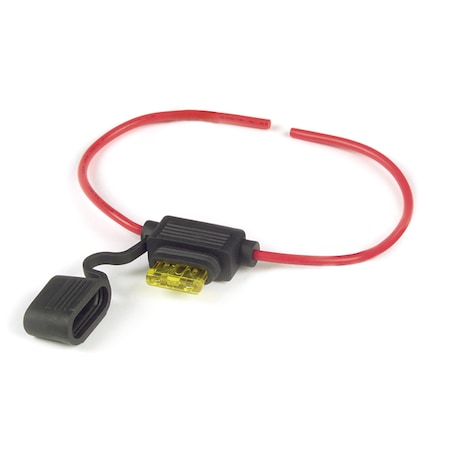 Ato/Atc Fuseholder, 20 Amp, 14 Ga W Cap & 20 Amp Ato Fuse