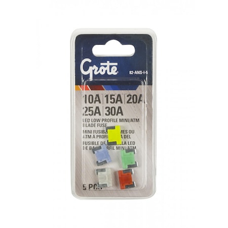 Low Profile Mini Fuse Led Assortment,PK5