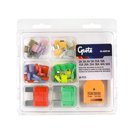 Mini and Maxi Fuse Assortment,PK64