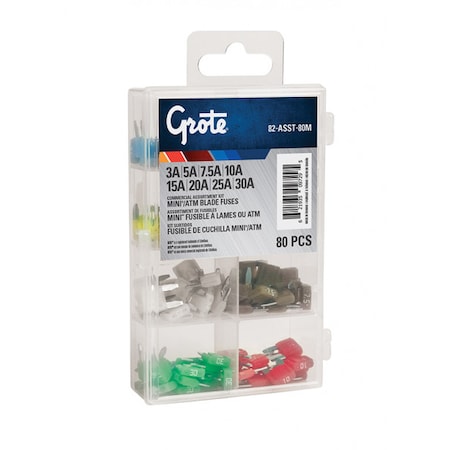 Mini Fuse Assortment,PK80