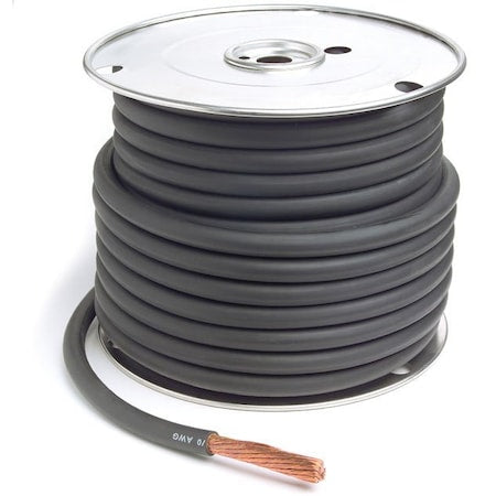 Welding Cable,Black,1Ga,100 ft. Spool