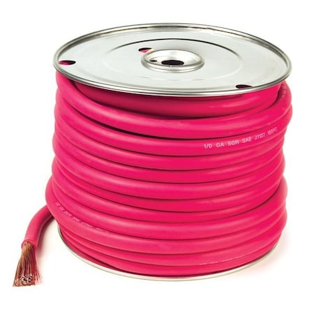 Welding Cable,Red,6Ga,25 ft. Spool
