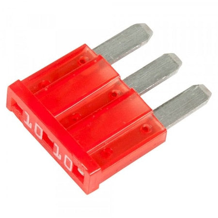 Blade Fuse,3 Blade,10A,PK5, 5 PK