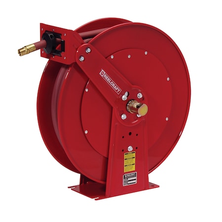 Hose Reel Assembly,High Temp,3/4"x50 ft., 3/4" Hose Diameter, 50' Length, 300 psi Max. Pressure