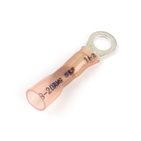 Ring Terminal, #10 Stud Size, 600 V, 25 PK