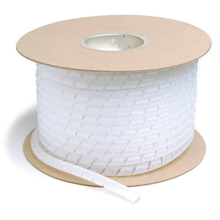 Spiral Wrap,Clear,3/4",100 ft.