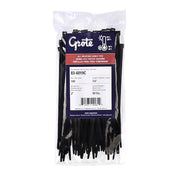 Standard Tie, Black, 14.6", 50lb., PK100