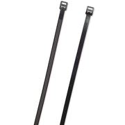 Releasable Tie, Black, 15", 50lb., PK100