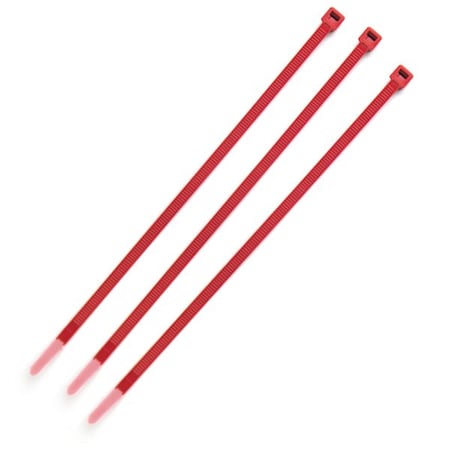 Standard Tie,Red,8",50lb.,PK1000