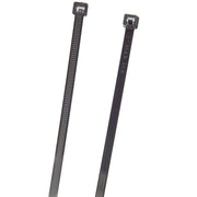 Cable Tie, 48 in L, 15 in Max Bundle Dia., Black, PA 6.6, 175 lb Strength, 50 PK