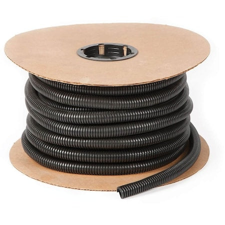 Split Flex Tubing Spool,Black,5/8",100ft
