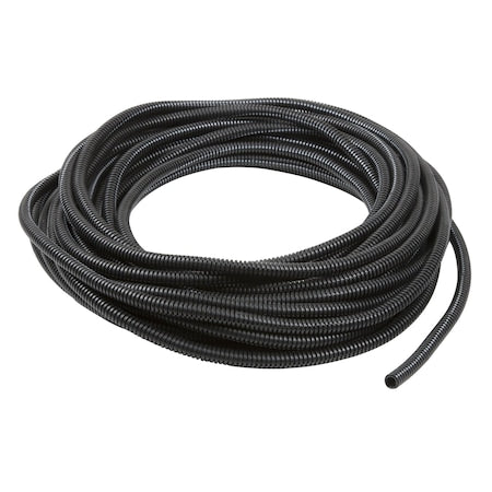Nylon Split Flex Tubing,Black,1/4,50 ft.