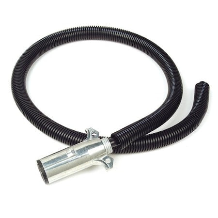Nylon Split Flex Tubing,Black,1",300 ft.