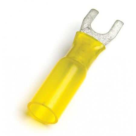 Heat Shrink Spade,12-10 Ga,1/4",PK15