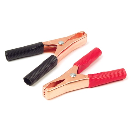 Battery Clamps, 75 Amp, Black/Red, PR1