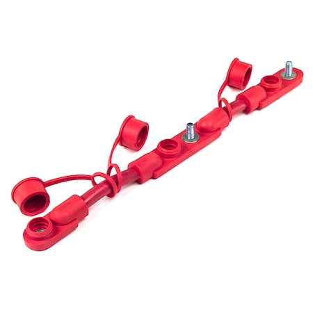 Battery Cables,2/0 Ga,14",Red