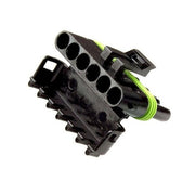 Weather Pack Connectors,Nylon 6 Cav,PK5