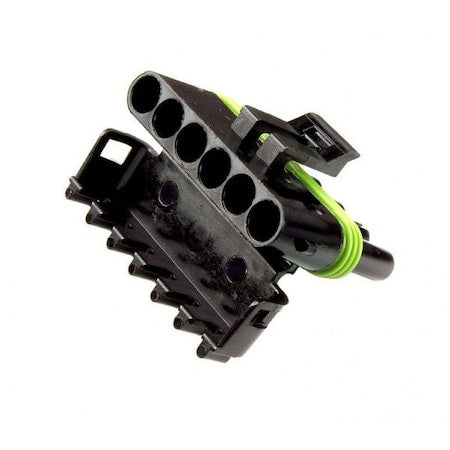 Weather Pack Connectors,Nylon 6 Cav,PK5
